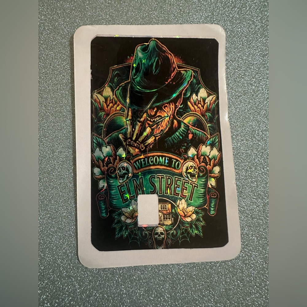 Welcome to Elm Street Art Credit Card Skin